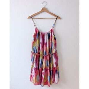 Vibrant Multicolor Mini Dress Size S | Trina Turk